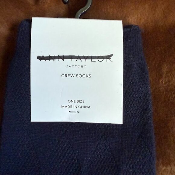 Ann Taylor Crew Socks - Picture 2 of 5